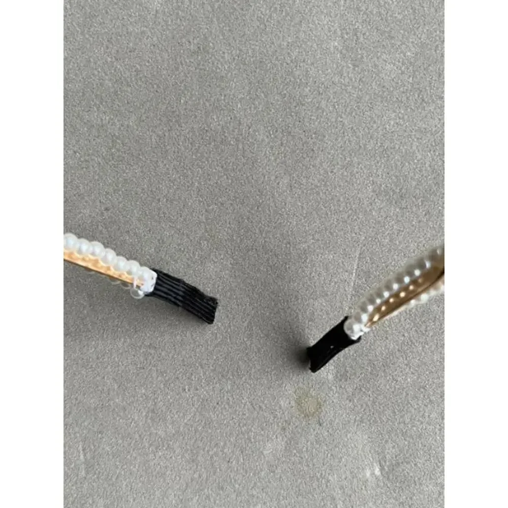 Pearl Bridal Headband Double Strand Faux High Quality Hairband